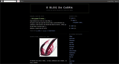 Desktop Screenshot of oblogdacabra.blogspot.com