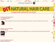 Tablet Screenshot of diynaturalhaircare.blogspot.com