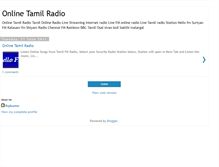 Tablet Screenshot of freeonlinetamilradio.blogspot.com