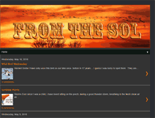 Tablet Screenshot of fromthesol.blogspot.com