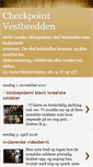 Mobile Screenshot of checkpointvestbredden.blogspot.com