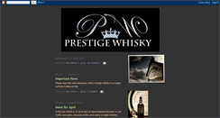 Desktop Screenshot of prestigewhisky.blogspot.com