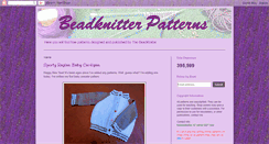 Desktop Screenshot of beadknitterpatterns.blogspot.com