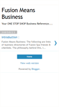 Mobile Screenshot of fusion8.blogspot.com