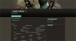 Desktop Screenshot of bgzcheat.blogspot.com