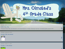 Tablet Screenshot of mrsolmsted.blogspot.com