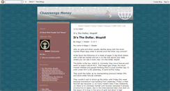 Desktop Screenshot of chazzsongsmoney.blogspot.com
