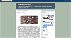 Desktop Screenshot of ladoctaignorancia.blogspot.com