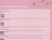 Tablet Screenshot of princesskara-princesskara.blogspot.com