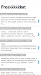 Mobile Screenshot of freakkat-elife.blogspot.com