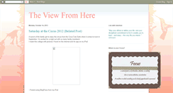 Desktop Screenshot of christy-theviewfromhere.blogspot.com