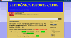 Desktop Screenshot of eletronicaesporteclube.blogspot.com