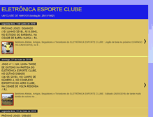 Tablet Screenshot of eletronicaesporteclube.blogspot.com