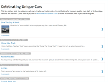 Tablet Screenshot of celebratinguniquecars.blogspot.com