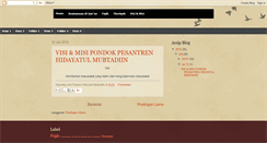 Desktop Screenshot of ponpeshidayatulmubtadiin.blogspot.com
