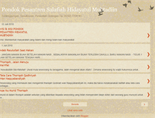 Tablet Screenshot of ponpeshidayatulmubtadiin.blogspot.com