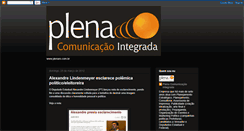 Desktop Screenshot of plenacomunicacao.blogspot.com