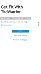 Mobile Screenshot of get-fit-with-tkdwarrior.blogspot.com