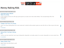 Tablet Screenshot of moneymakingkids.blogspot.com