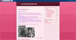 Desktop Screenshot of losmovimientosliterarios.blogspot.com