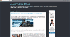 Desktop Screenshot of josephblogolog.blogspot.com