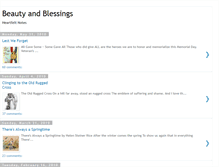 Tablet Screenshot of beautyandblessings.blogspot.com