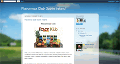 Desktop Screenshot of flavonmaxdublin.blogspot.com