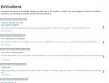 Tablet Screenshot of enviralment.blogspot.com
