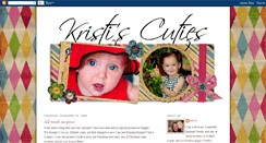 Desktop Screenshot of kristiscuties.blogspot.com