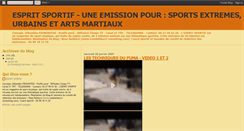 Desktop Screenshot of espritsportif.blogspot.com