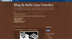 Desktop Screenshot of bellacasaconvites.blogspot.com