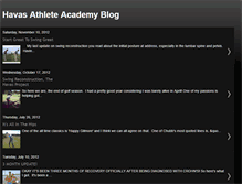 Tablet Screenshot of havasathleteacademy.blogspot.com