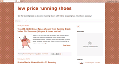 Desktop Screenshot of lowpricerunningshoess.blogspot.com