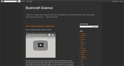 Desktop Screenshot of bushcraftscience.blogspot.com