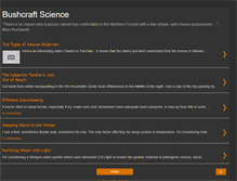 Tablet Screenshot of bushcraftscience.blogspot.com