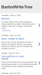 Mobile Screenshot of barbswritetree.blogspot.com