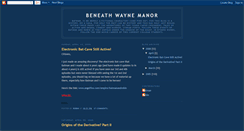 Desktop Screenshot of beneathwaynemanor.blogspot.com