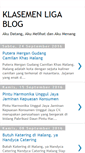 Mobile Screenshot of klasemen-viva-persik.blogspot.com