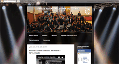 Desktop Screenshot of bandajuvenilsalesiana.blogspot.com