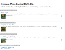 Tablet Screenshot of crescentmooncabinsdominica.blogspot.com