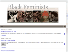 Tablet Screenshot of blackfeminists.blogspot.com