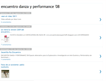 Tablet Screenshot of encuentrodanzayperfo08.blogspot.com