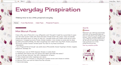 Desktop Screenshot of everydaypinspiration.blogspot.com