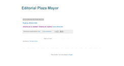 Desktop Screenshot of editorial-plaza-mayor.blogspot.com