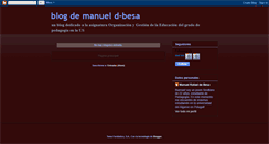 Desktop Screenshot of manueldebesa.blogspot.com