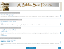 Tablet Screenshot of bibliasempoeira.blogspot.com