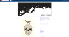 Desktop Screenshot of lostaviary.blogspot.com