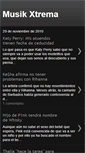 Mobile Screenshot of musikxtrema.blogspot.com