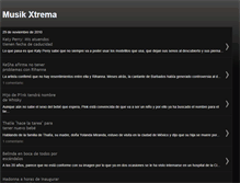 Tablet Screenshot of musikxtrema.blogspot.com