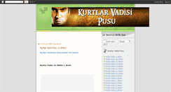 Desktop Screenshot of kurtlarvadisi-izle.blogspot.com